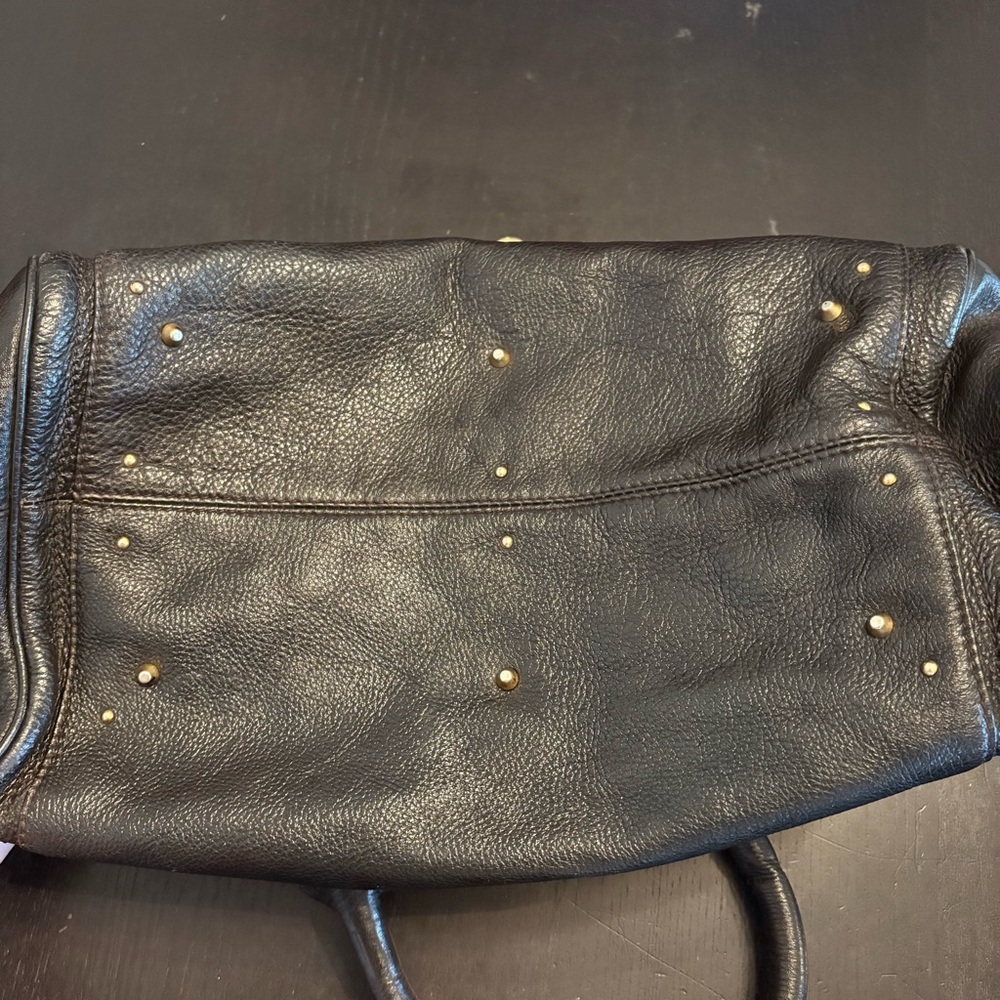 ❌SOLD❌ Vintage Chloe Paddington Shoulder Bag Black/Dark Brown - Picture 6 of 14